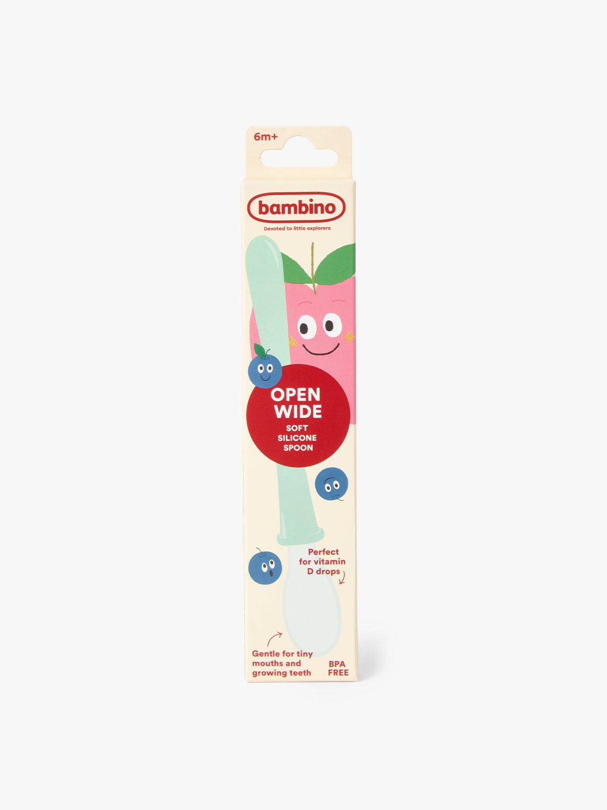 Bambino Open Wide! Spoon Mint Grønn