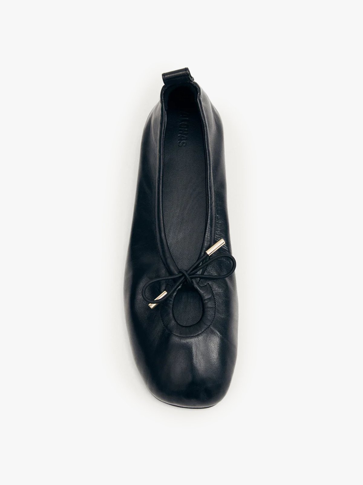 Alohas Rosalind Leather Ballet Flats Black