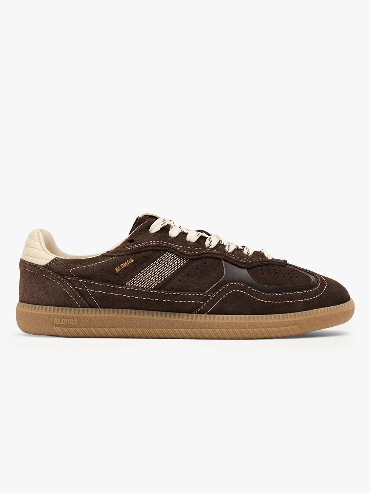 Alohas Tb. 490 Rife Leather Sneakers Rife Chocolate Cream