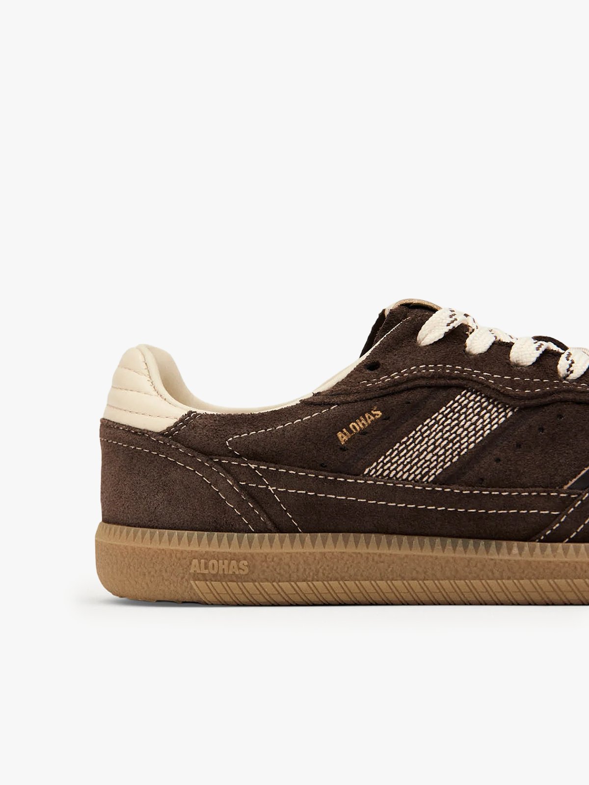 Alohas Tb. 490 Rife Leather Sneakers Rife Chocolate Cream