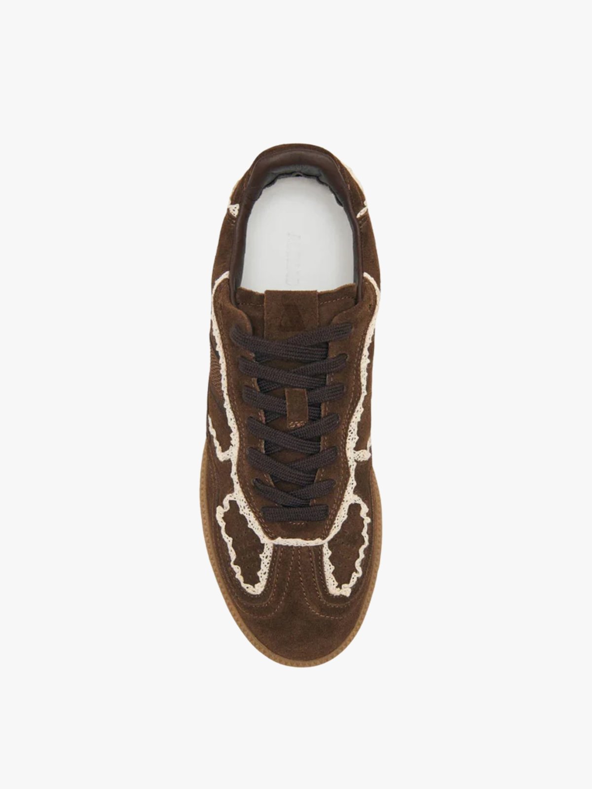 Alohas Tb. 490 Crochet Leather Sneakers Chocolate Brown