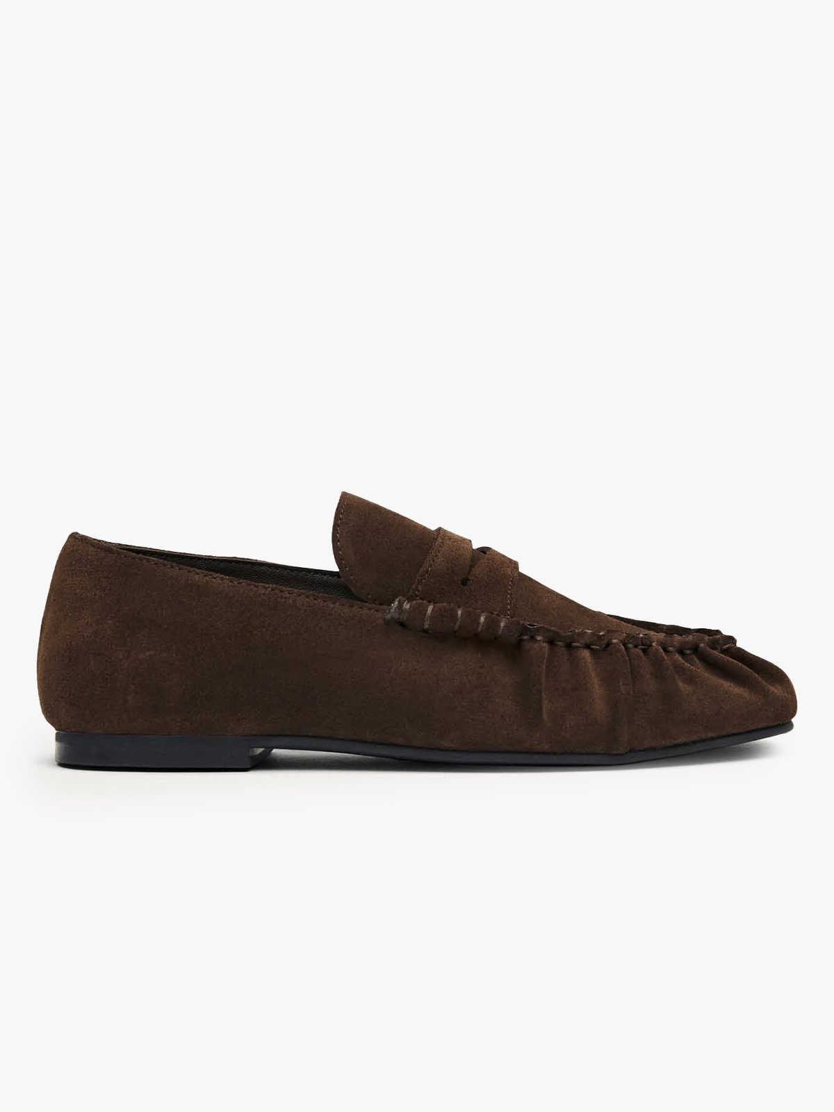 Alohas Aven Suede Brown Leather Loafers Suede brown