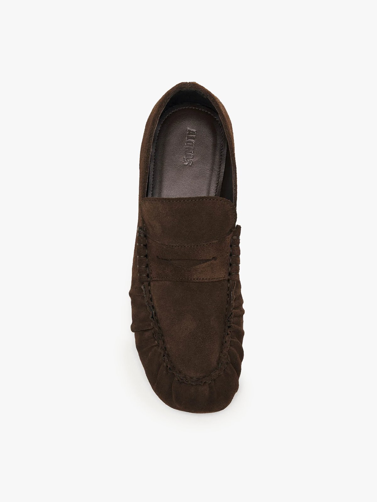 Alohas Aven Suede Brown Leather Loafers Suede brown