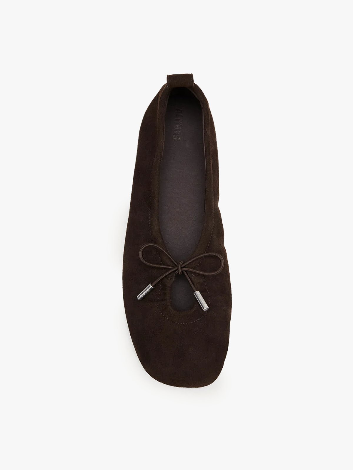 Alohas Rosalind Recycled Brown Leather Ballet Flats Recycled brown
