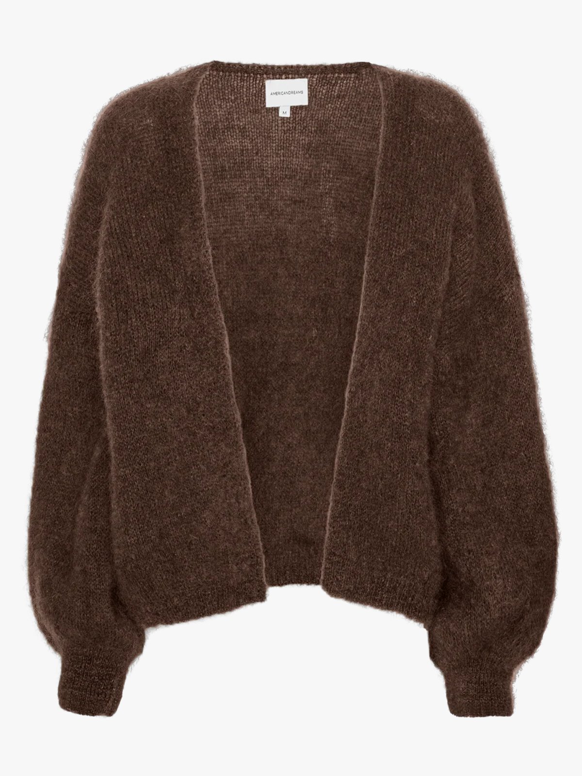 American Dreams Lee Short Cardigan Cocoa