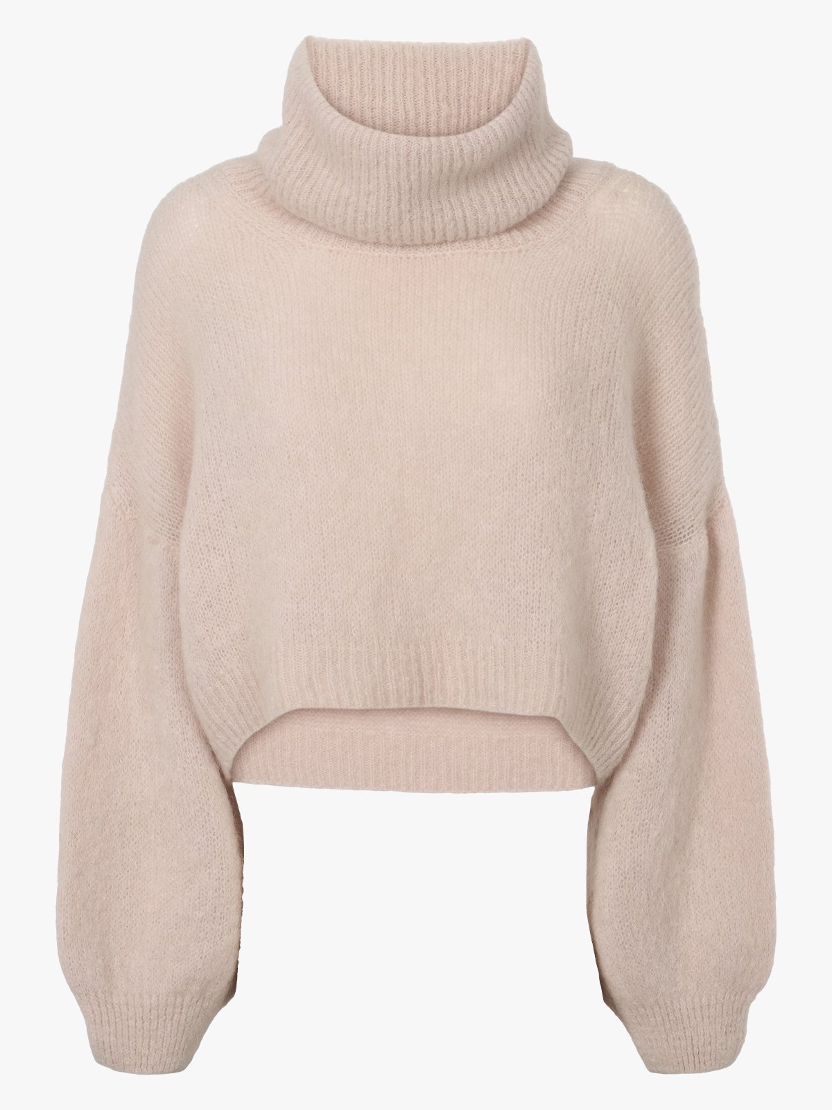 American Dreams Andrea Rollneck Alpaca Pullover Light Taupe