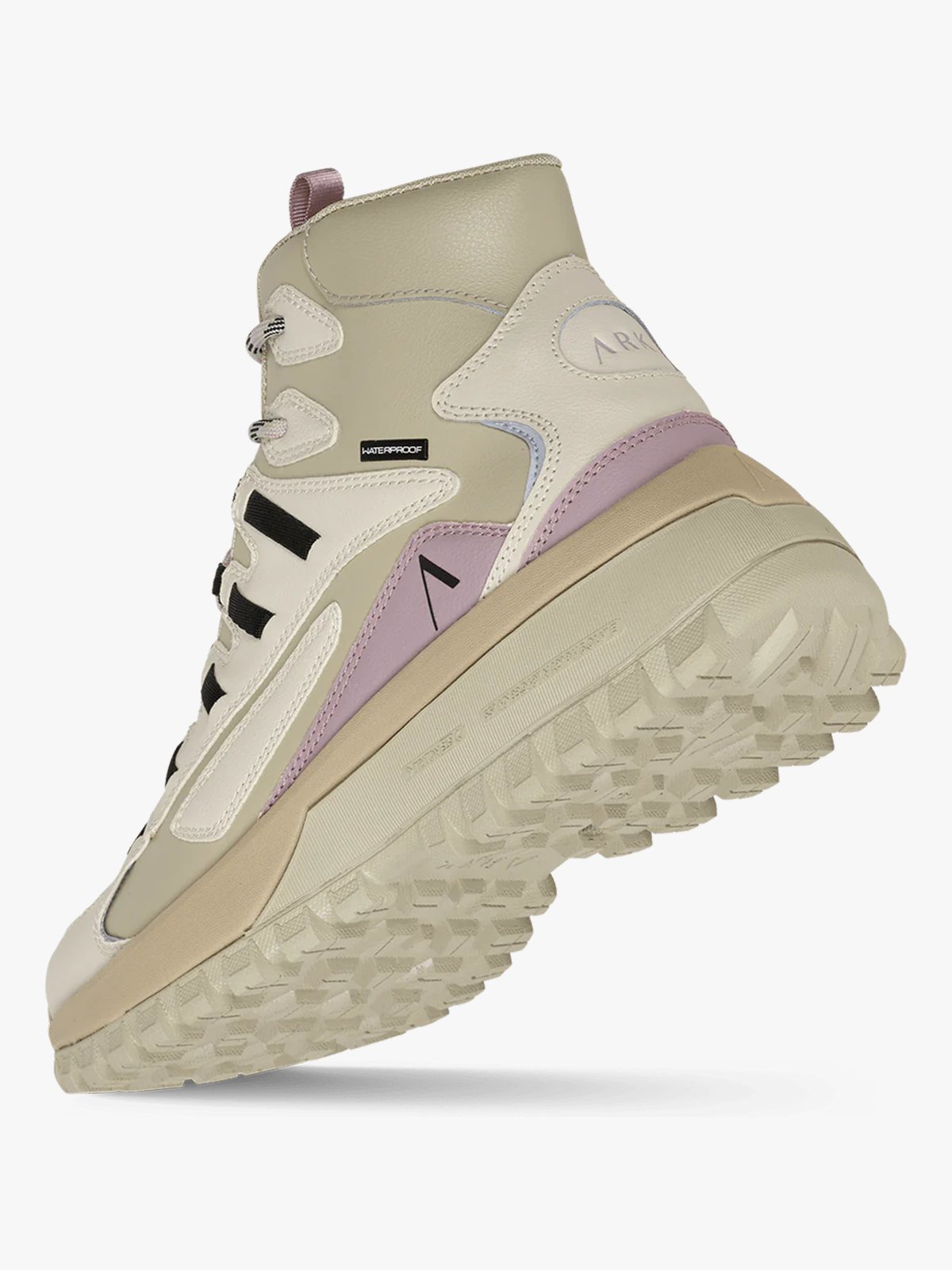 ARKK Apaze Hightop Leather Eucalyptus Oyster Gray