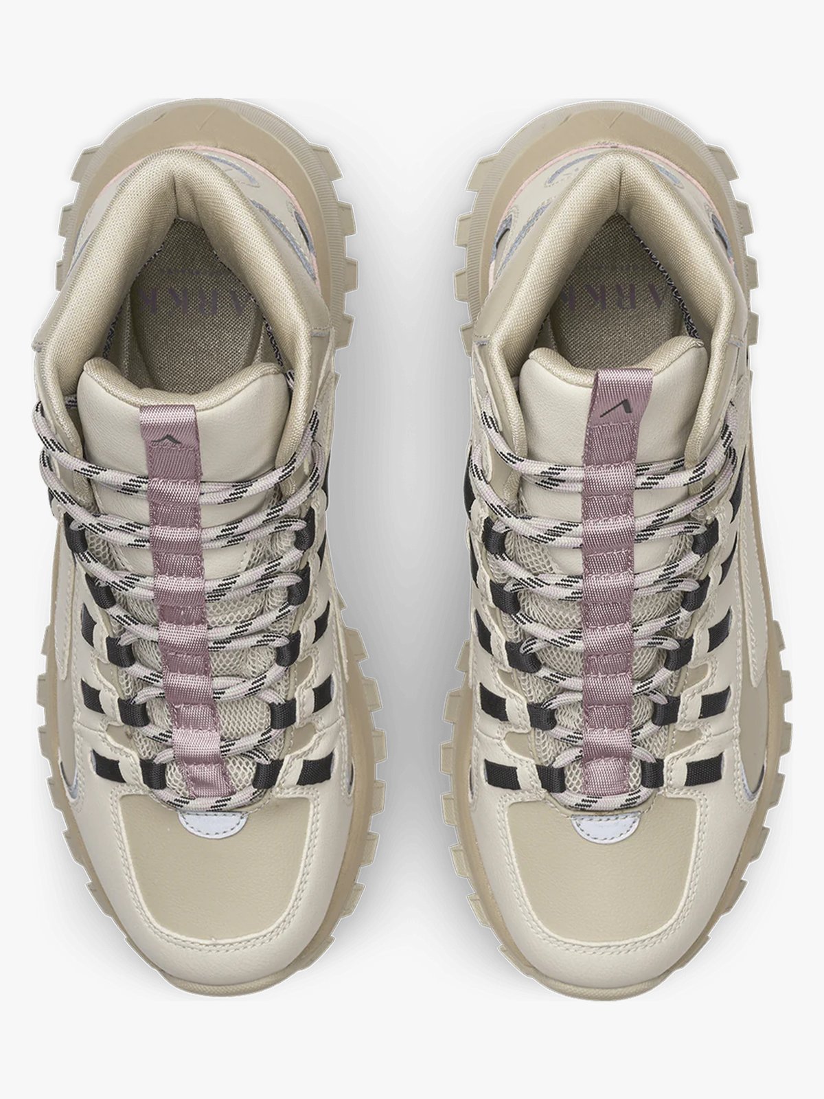 ARKK Apaze Hightop Leather Eucalyptus Oyster Gray