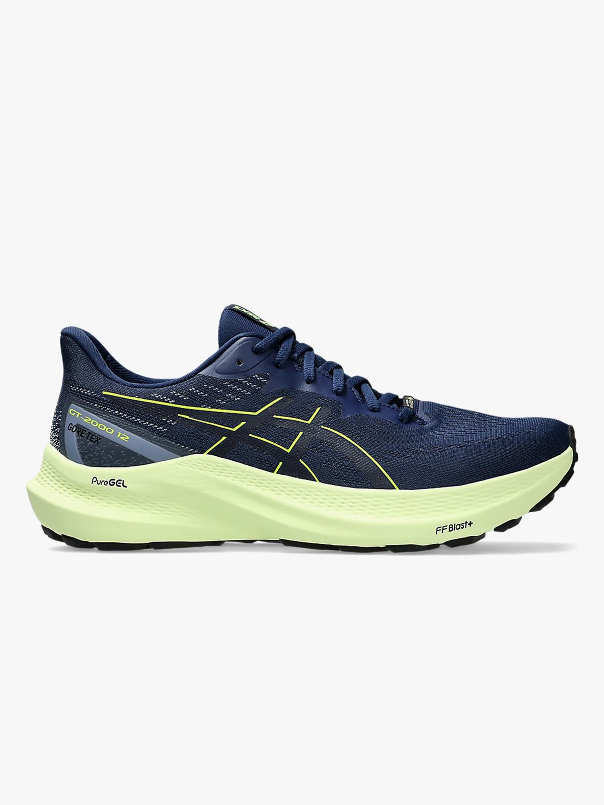 ASICS GT-2000 12 GTX Blue Expanse / Safety Yellow