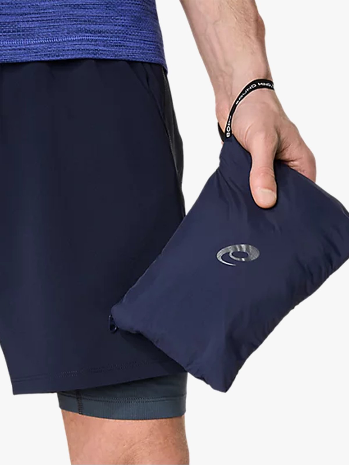 ASICS Road Packable Jacket Midnight