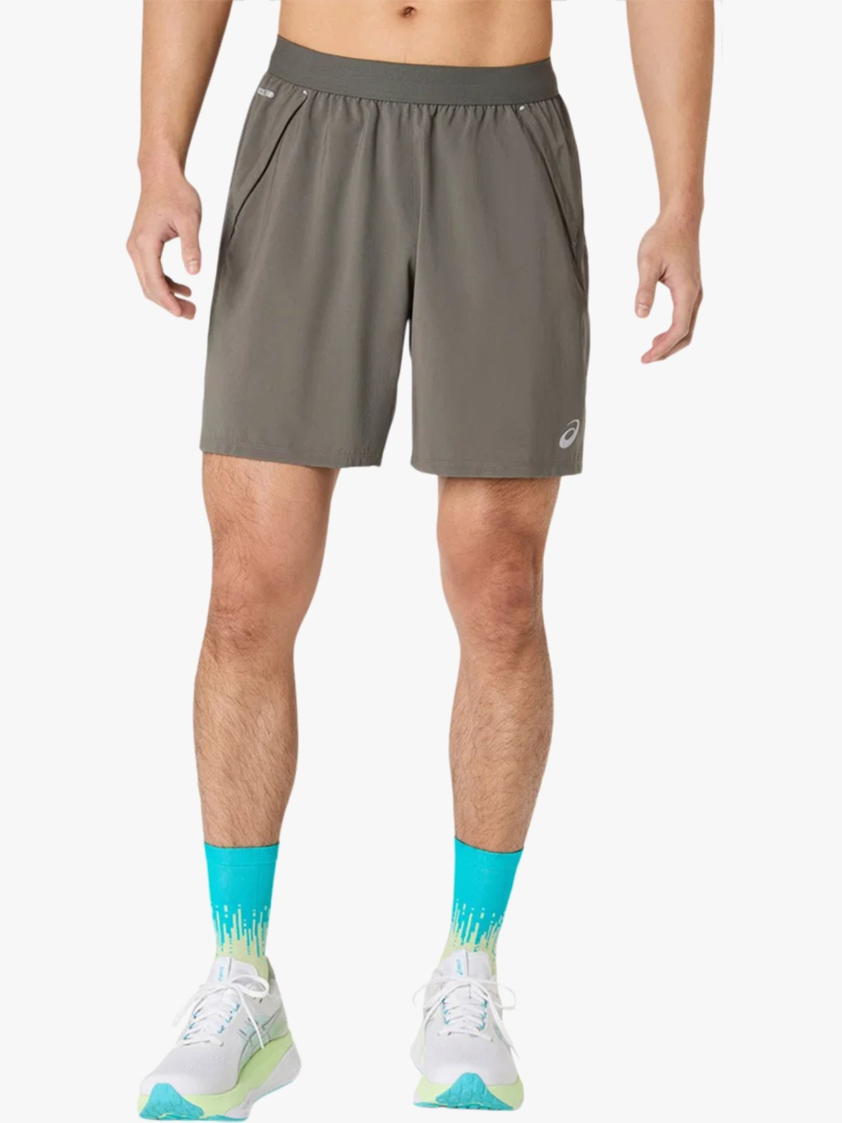 ASICS Road 2-in-1 7in Short Truffle Grey