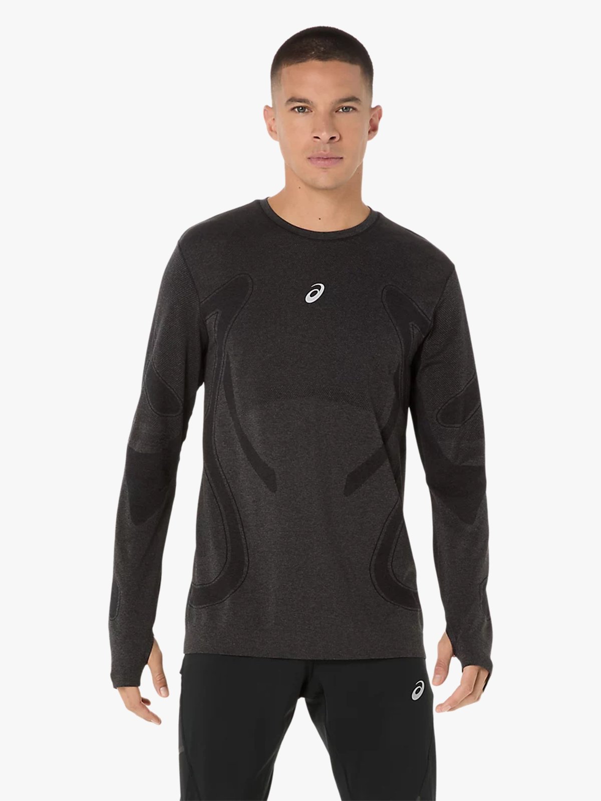 ASICS Road Seamless Long Sleeve Top Black