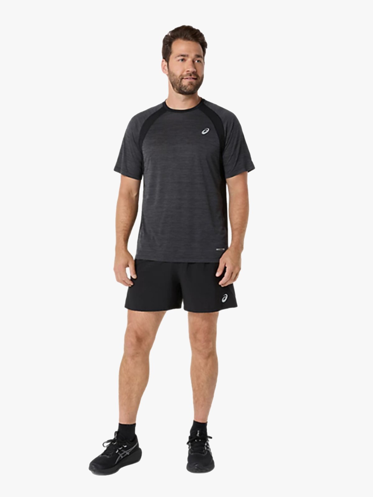 ASICS Road Short Sleeve Top Performance Black