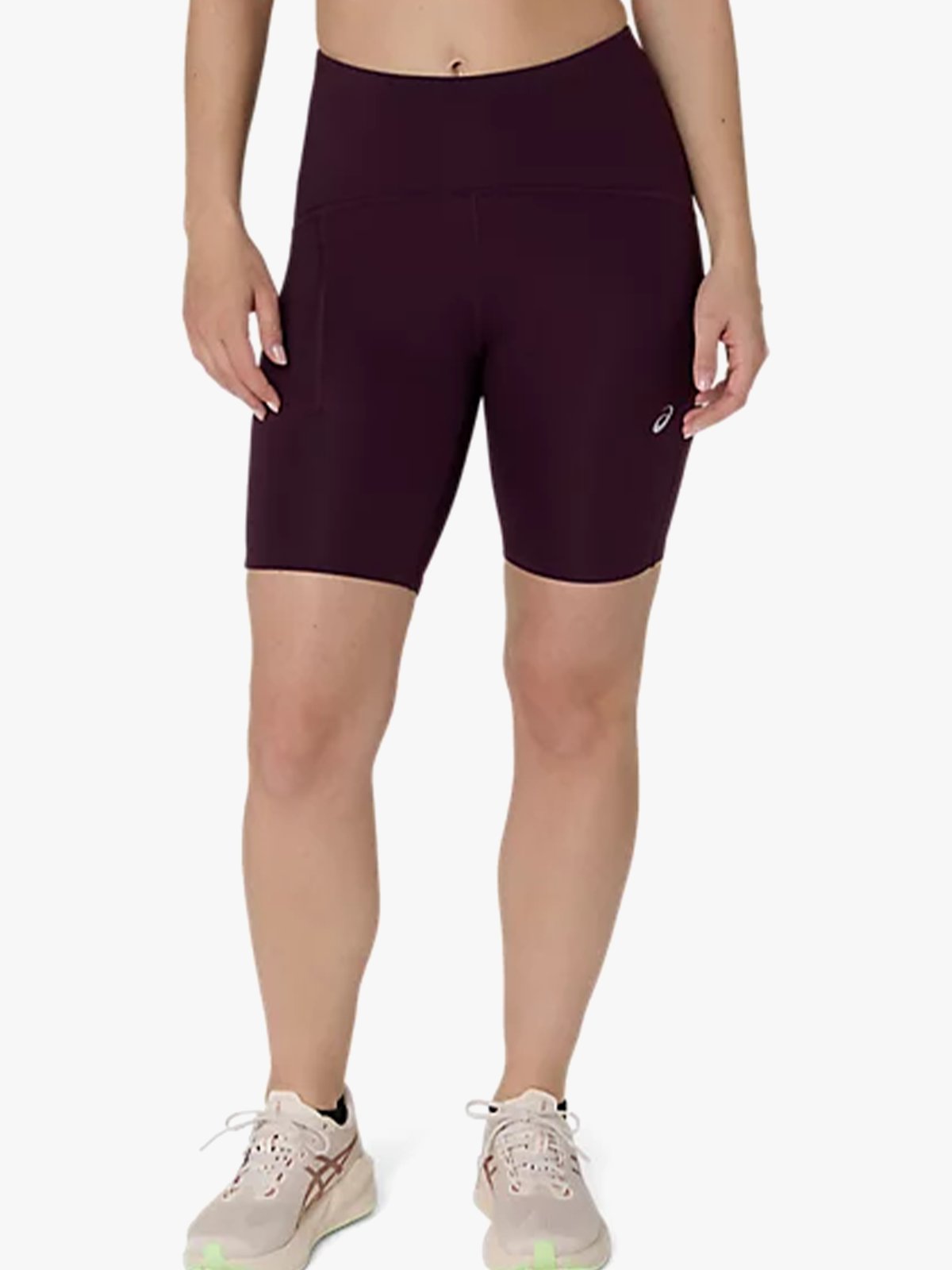 ASICS Road High Waist 8in Sprinter Dark Aubergine
