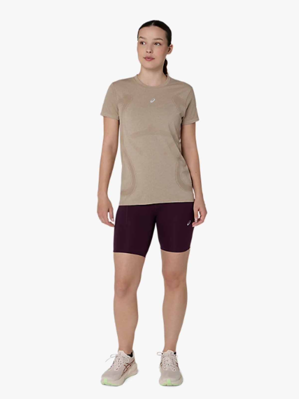 ASICS Road High Waist 8in Sprinter Dark Aubergine