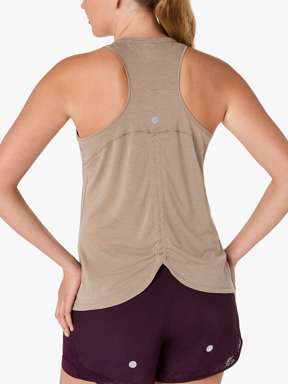 ASICS Nagino Run Adjustable Tank Greige