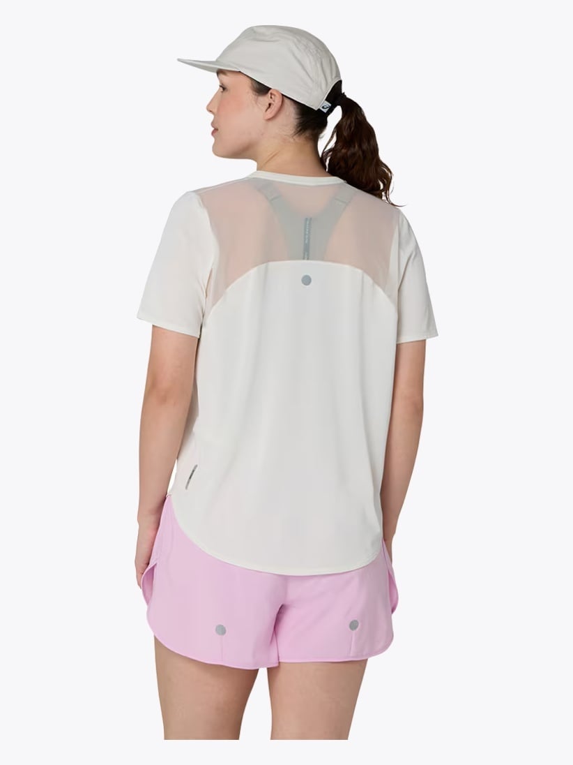 ASICS Road Short Sleeve Top Cream