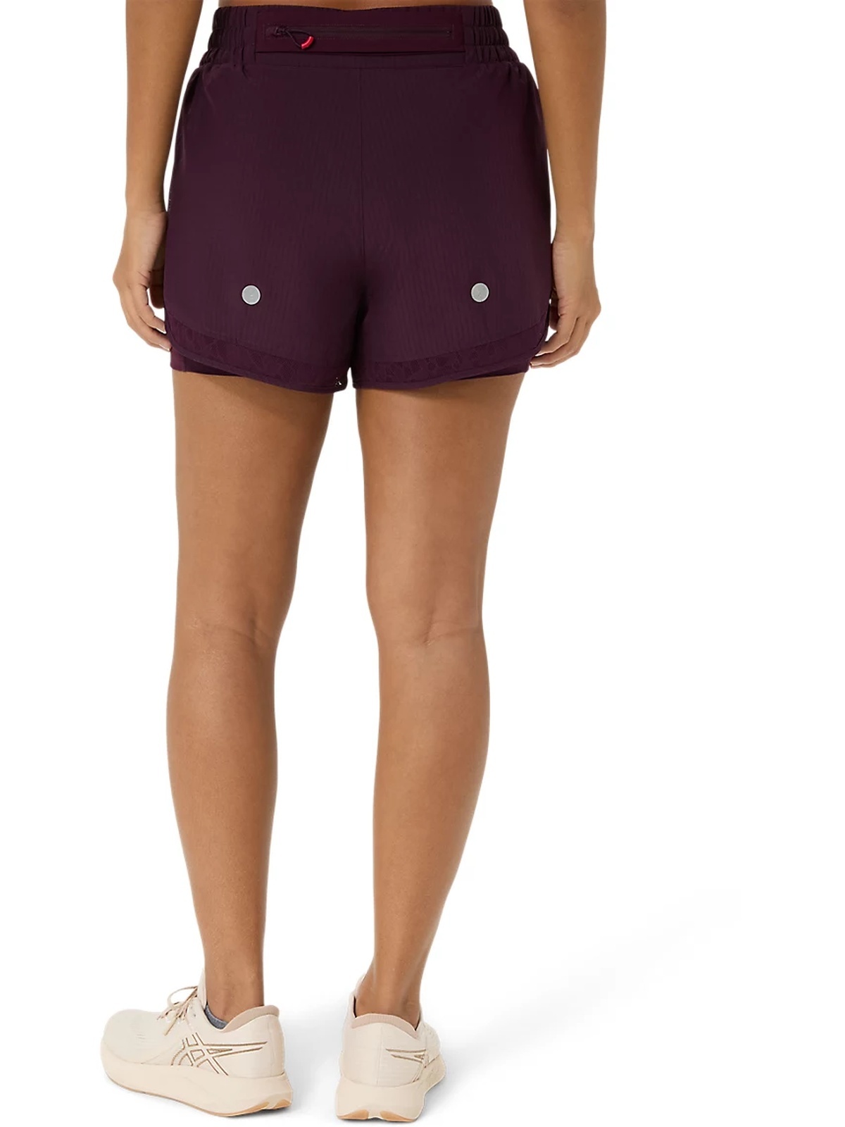 ASICS Nagino Run 2-N-1 Short Dark Aubergine