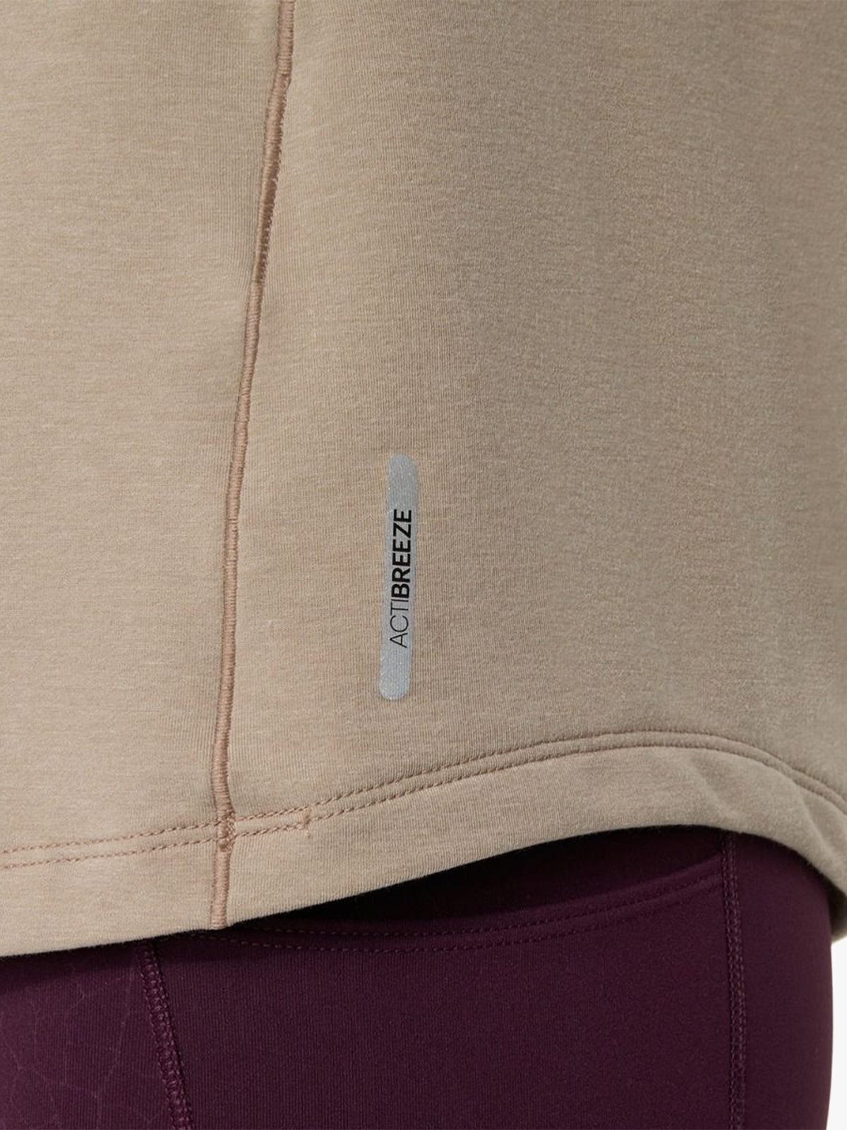 ASICS Nagino Run Winter Long Sleeve Top Greige