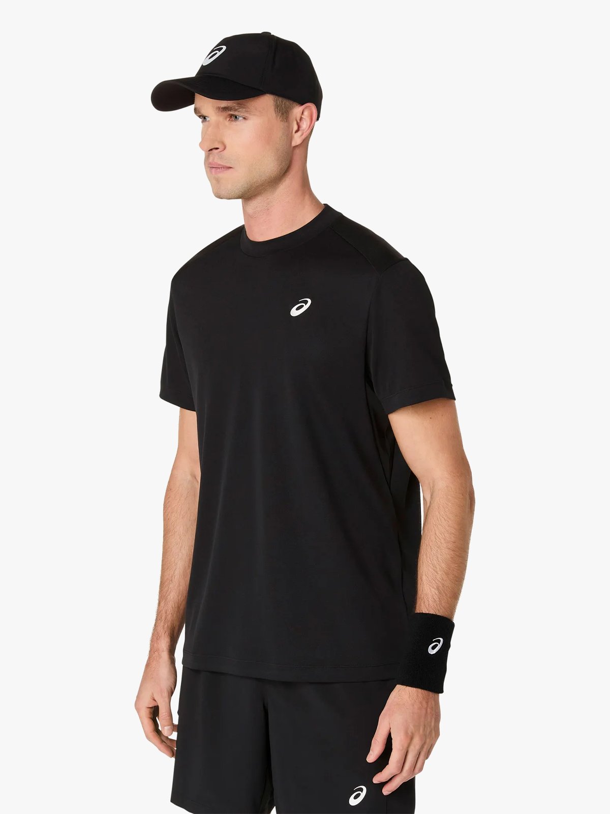 ASICS Court Short Sleeve Top Performance Black
