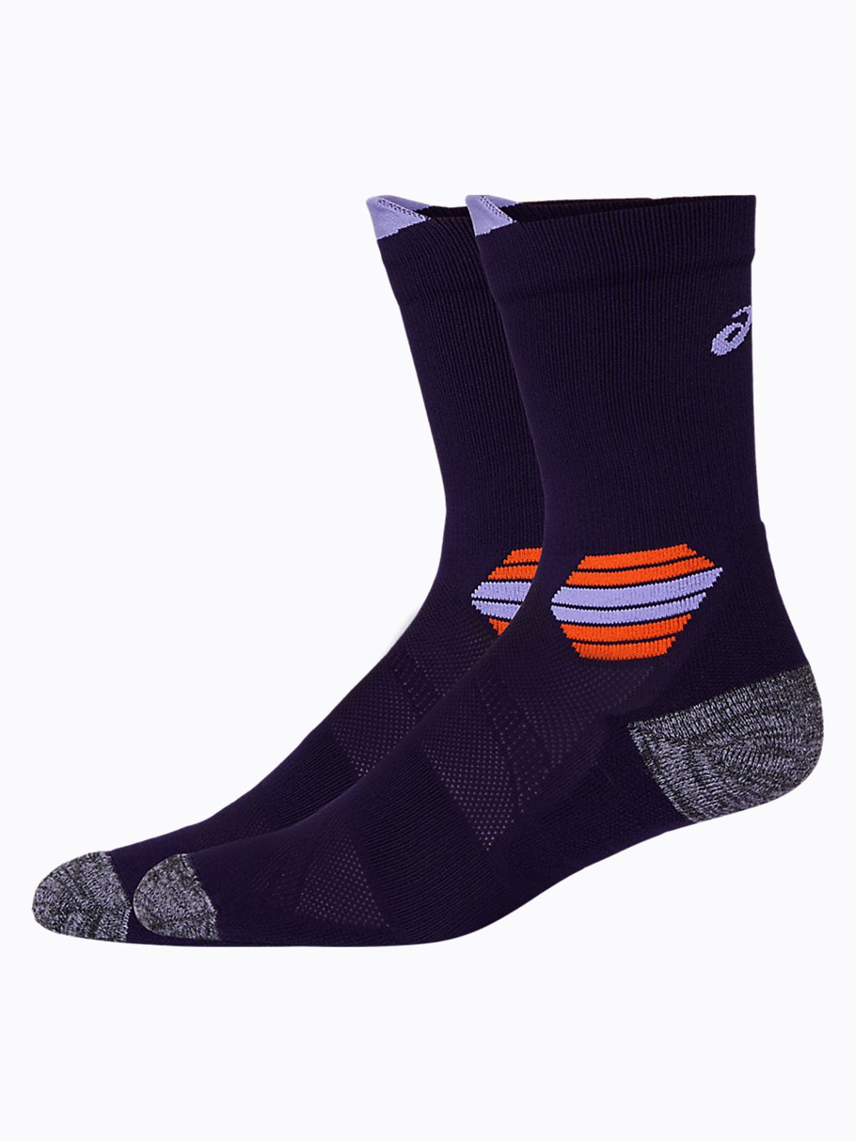 ASICS Fujitrail Run Sock Night Shade/Nova Orange