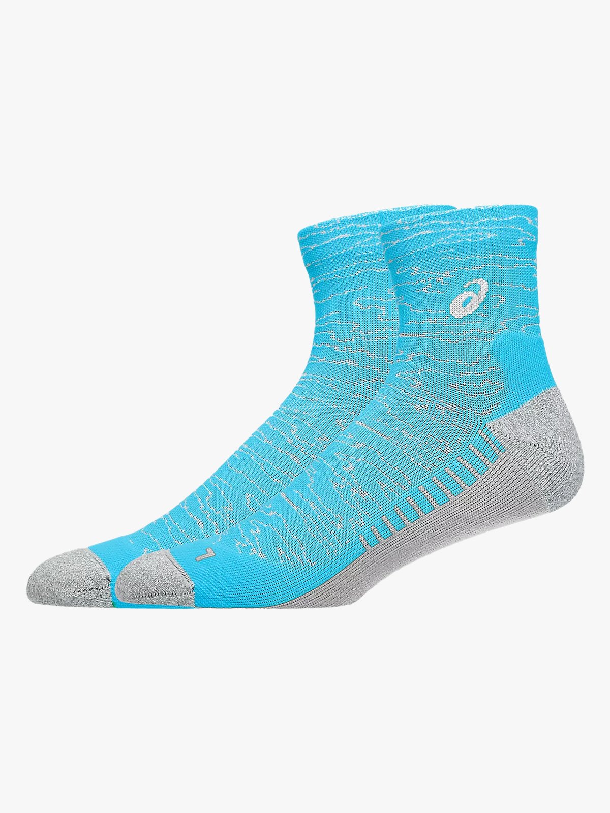 ASICS Performance Run Sock Quarter Digital Aqua