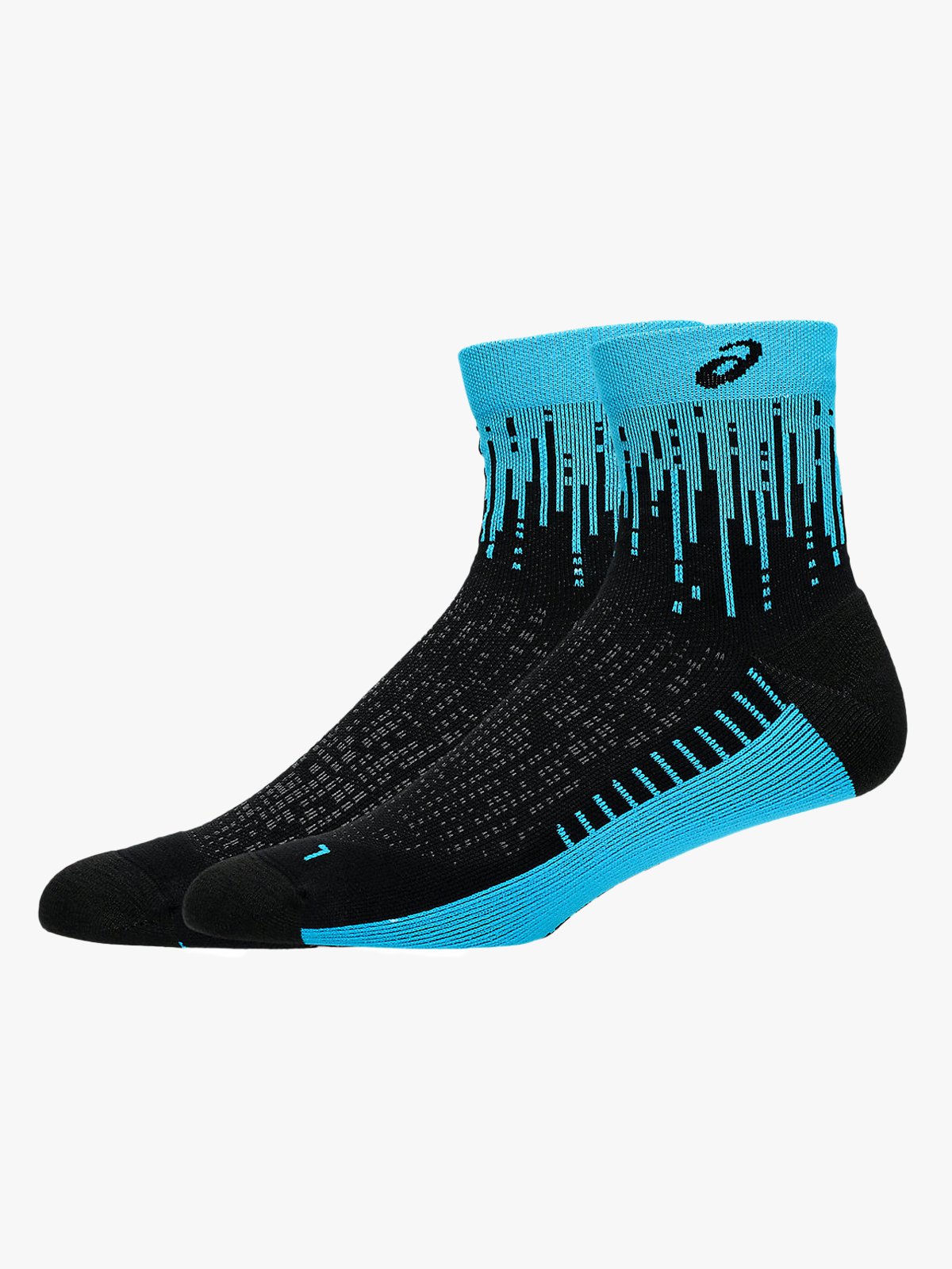 ASICS Performance Run Sock Quarter Digital Aqua
