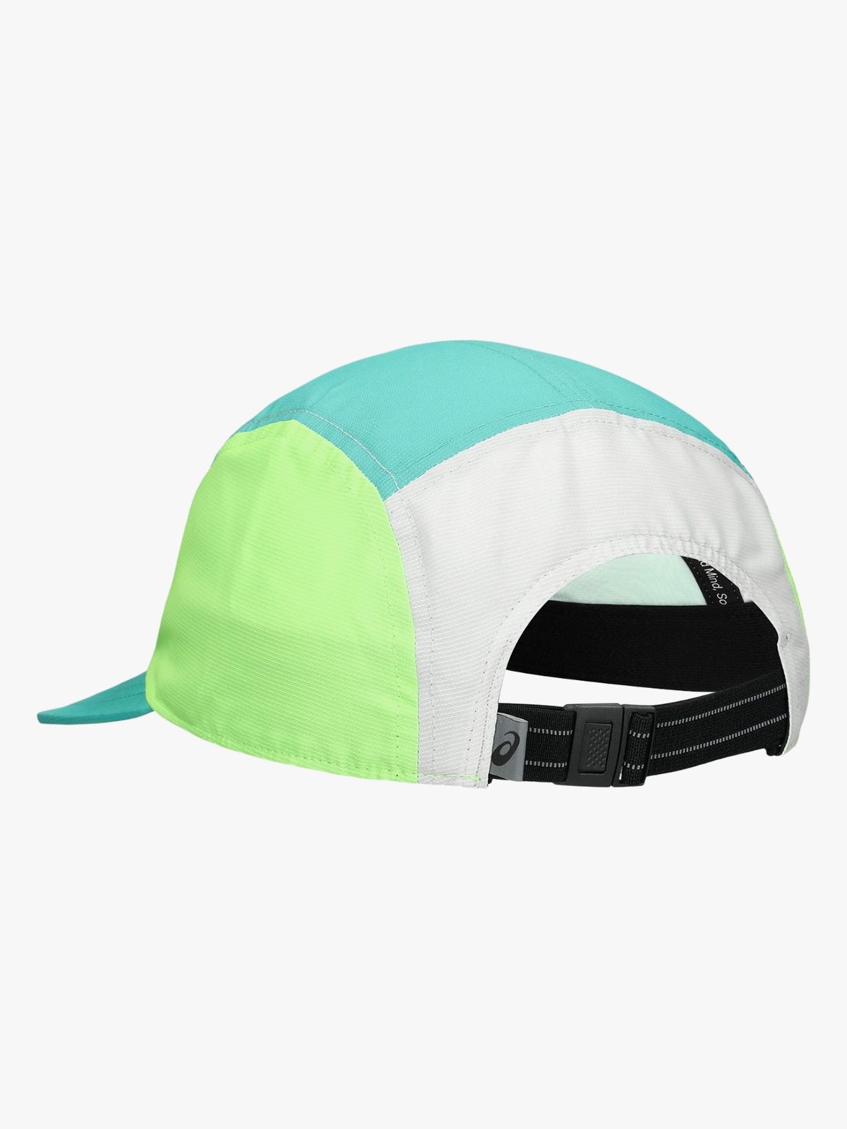 ASICS Performance Running 5 Panel Cap Aurora Green / Cream
