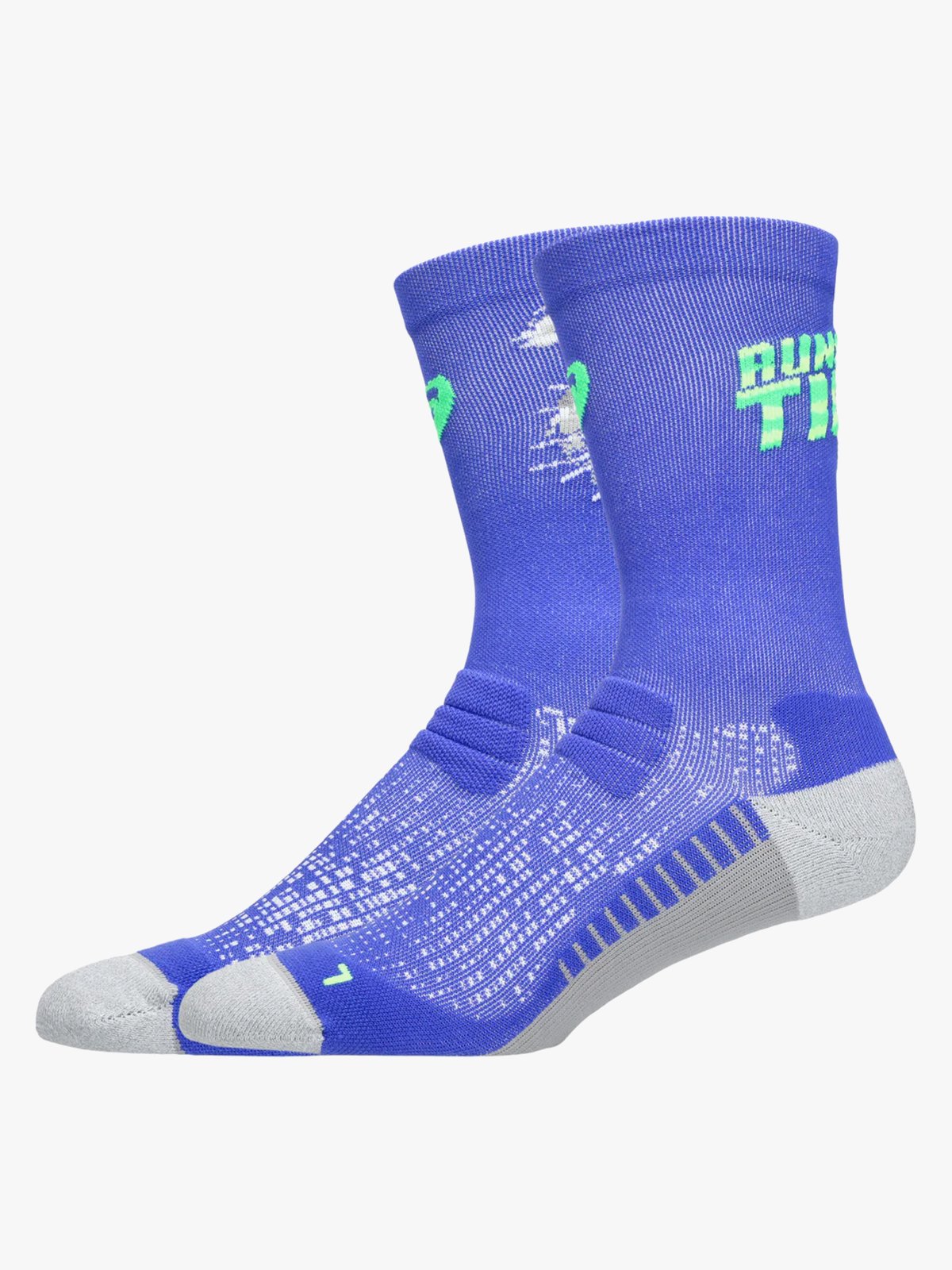 ASICS Performance Run Sock Crew Cobalt Burst/Vital Green