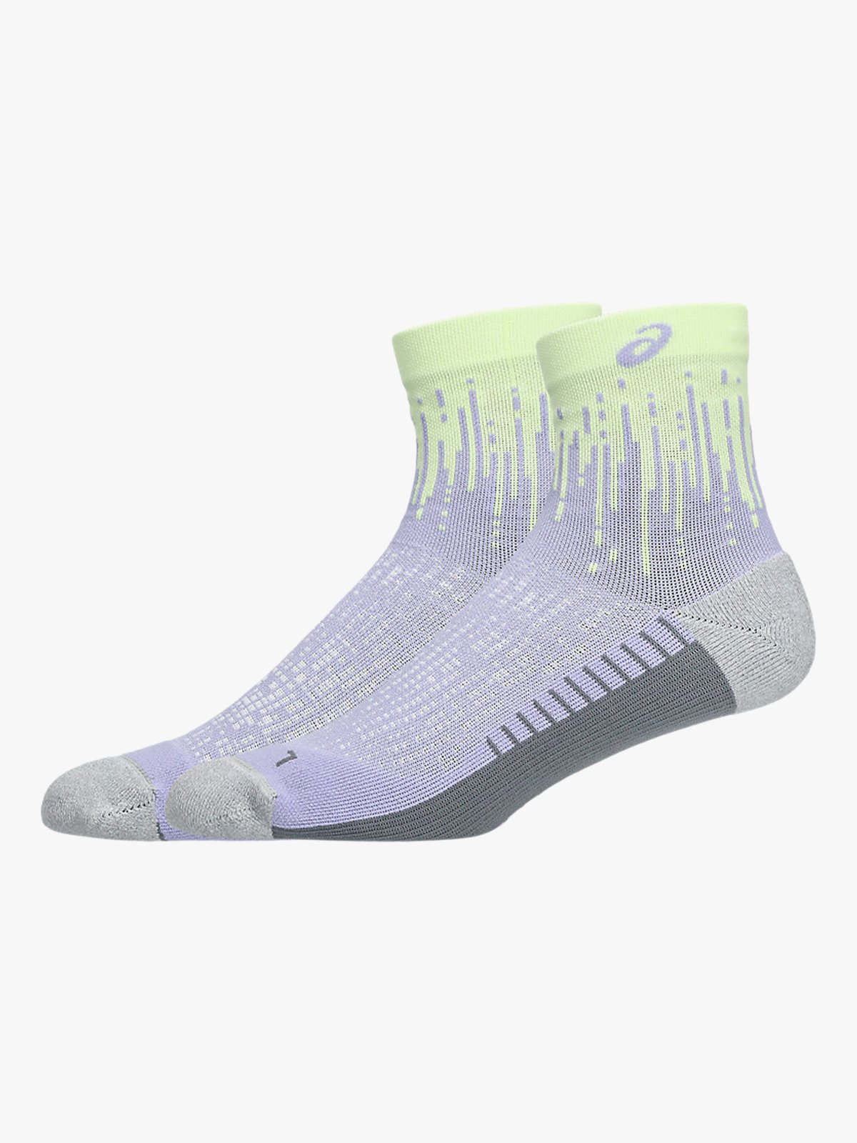 ASICS Performance Run Sock Quarter Fresh Air/Illuminate Yellow