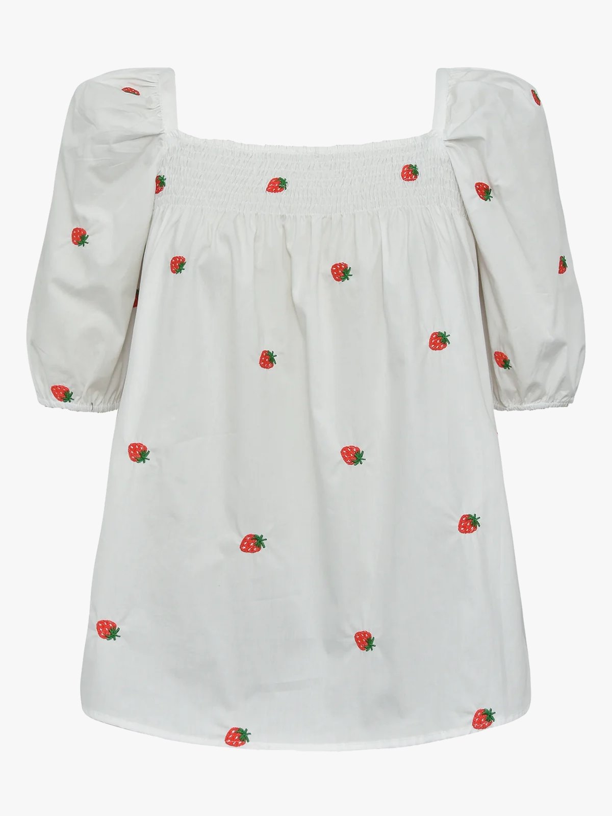 A-View Winnie Blouse White/Red