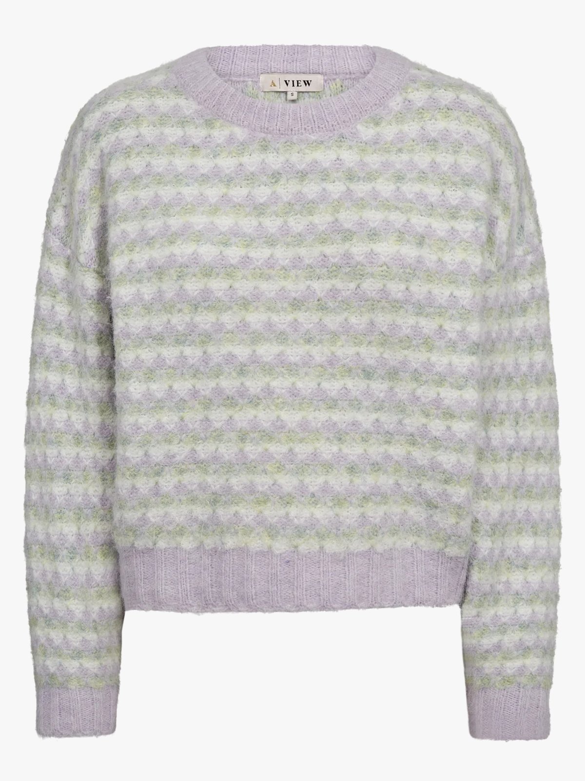 A-View Sassi Knit Pullover Green / Purple
