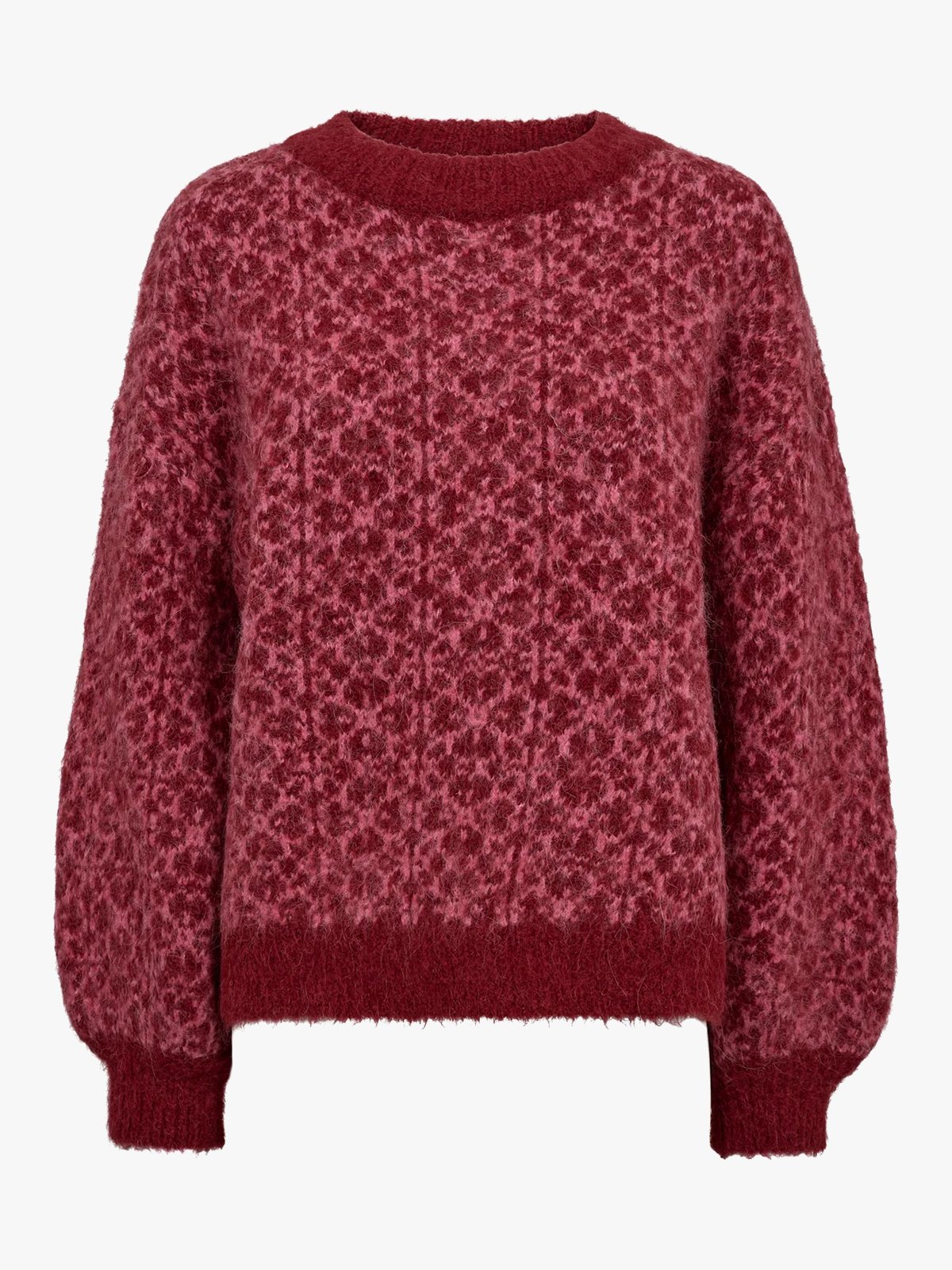 A-View Oslo Knit Pullover 373 Bordeaux/Rose