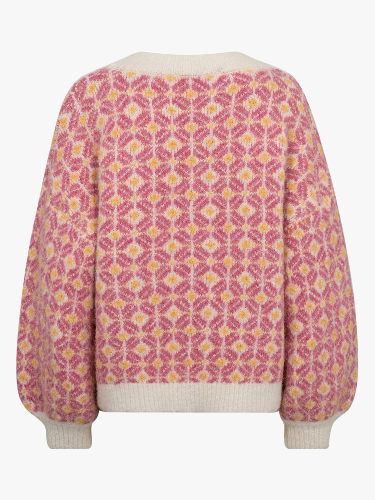 A-View Stavanger Knit Pullover 407 Off white/pink