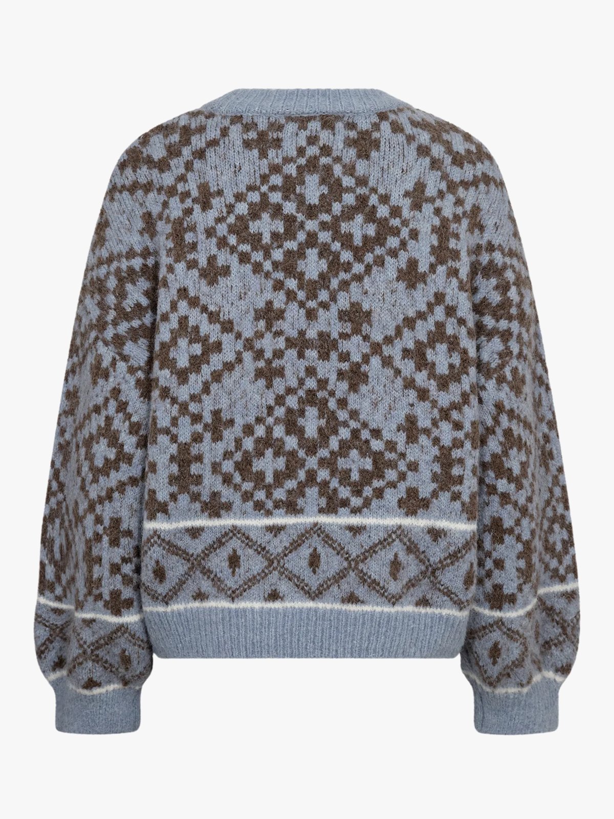A-View Luxana Knit Pullover Brown / Blue