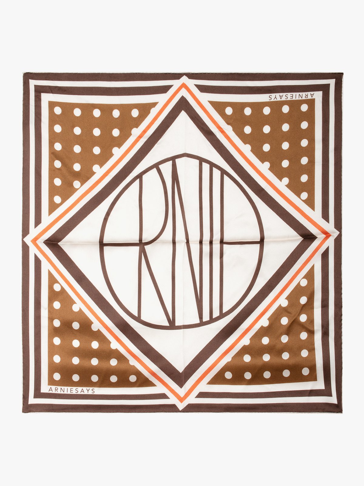 Arnie Says Kemsington Silk Brown Multi