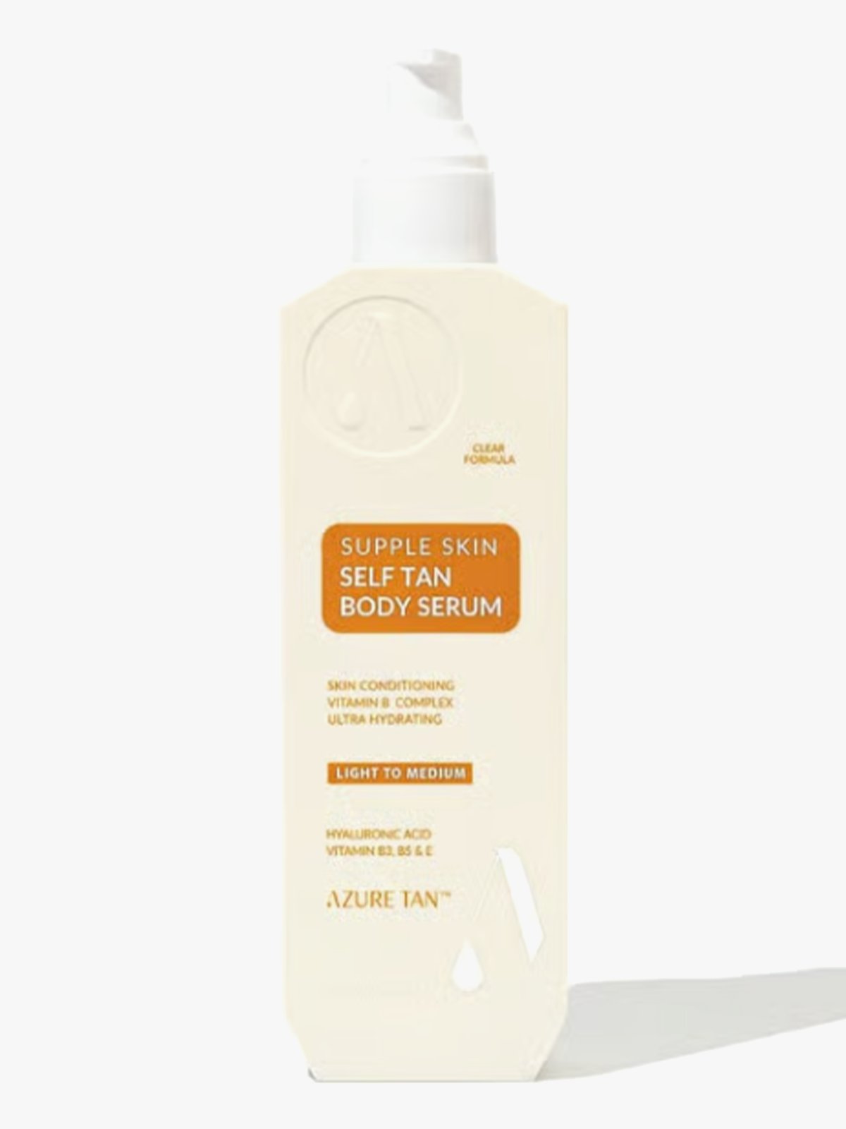 Azure Tan Supple Skin Body Tanning Serum - Light/Medium Flerfarget