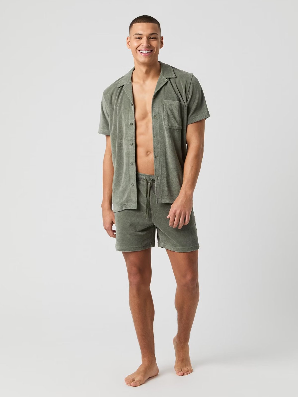 Björn Borg Borg Toweling Shorts Agave Green