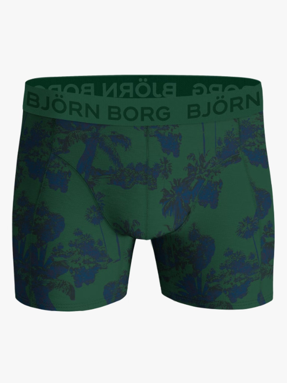Björn Borg Cotton Stretch Boxer 3-Pack Black, Green, Print