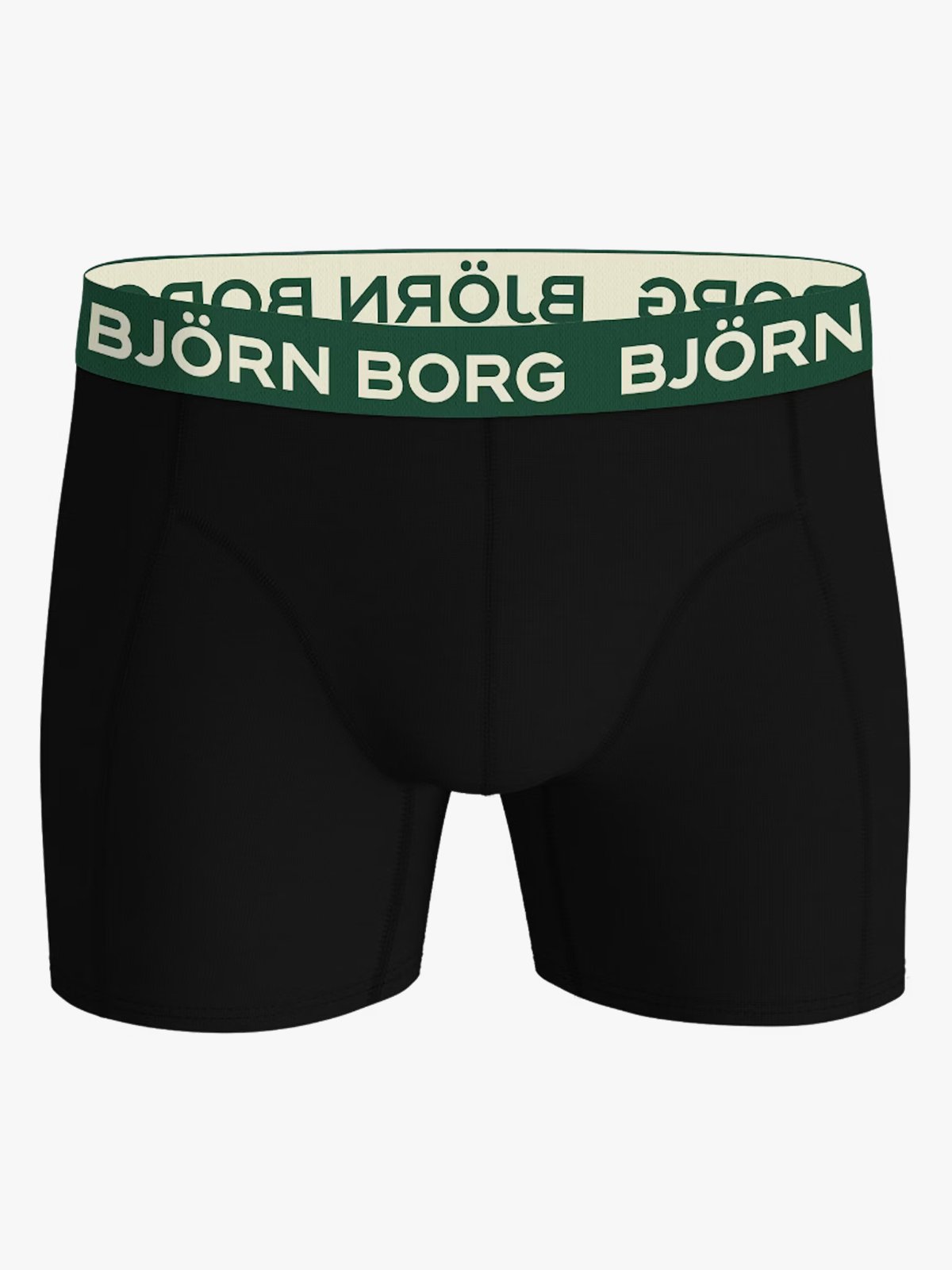 Björn Borg Cotton Stretch Boxer 3-Pack Black, Green, Print