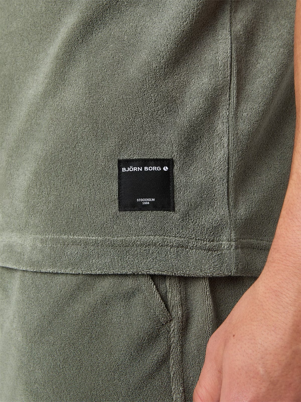 Björn Borg Borg Toweling T-shirt Agave Green