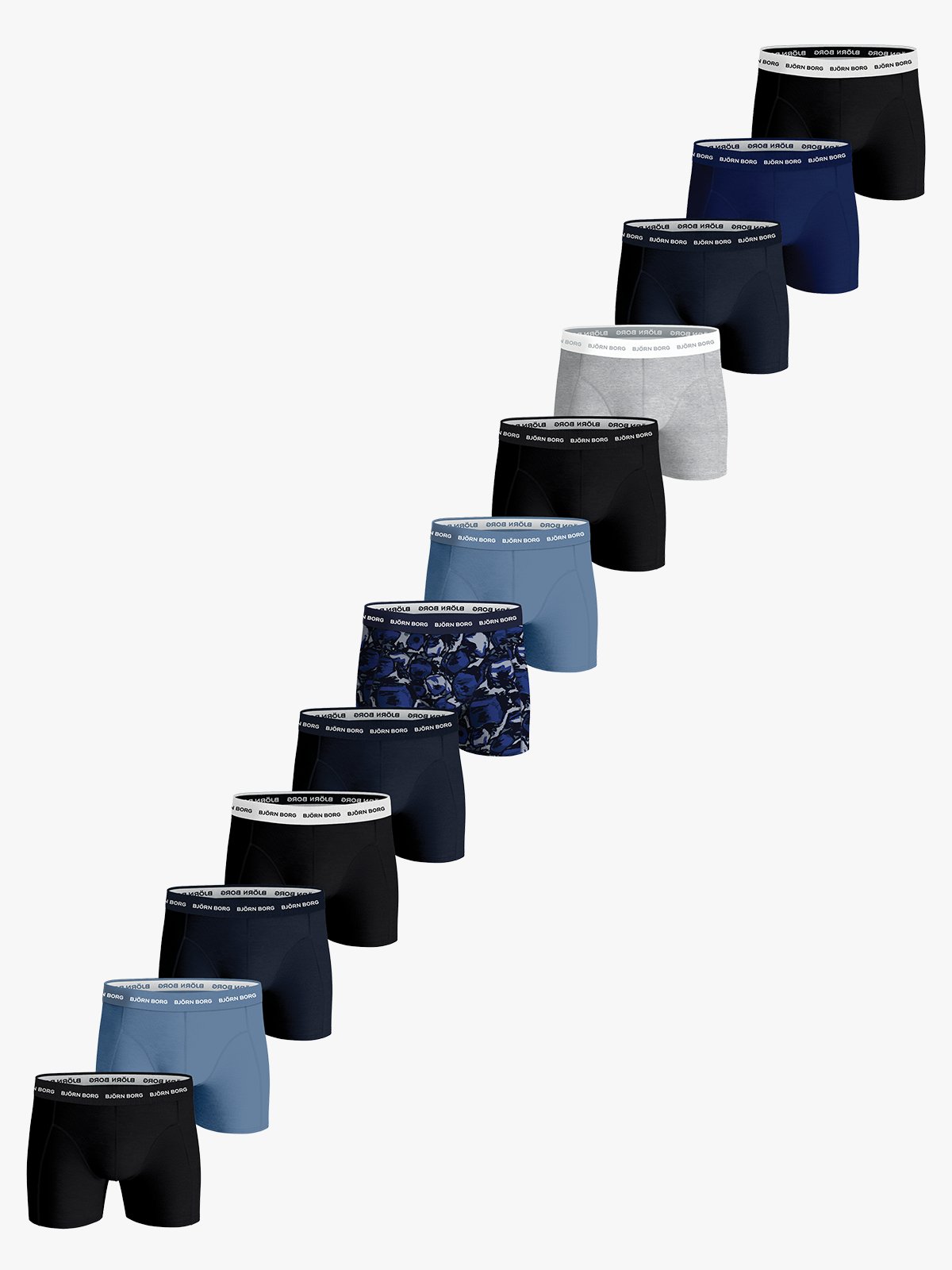 Björn Borg Cotton Stretch Boxer 12-pakk MULTIPACK 3