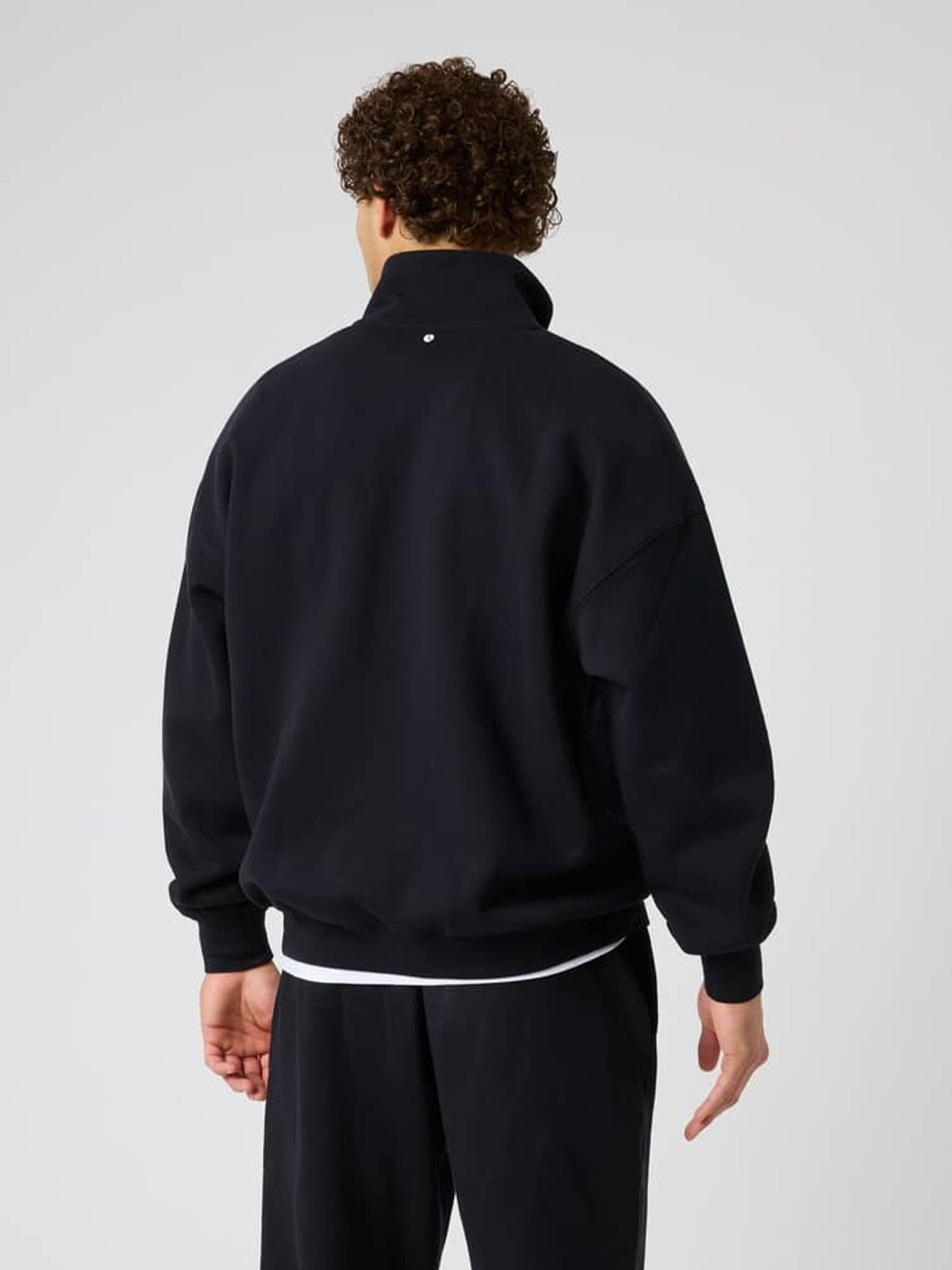 Björn Borg Borg Oversized Half-Zip Black Beauty
