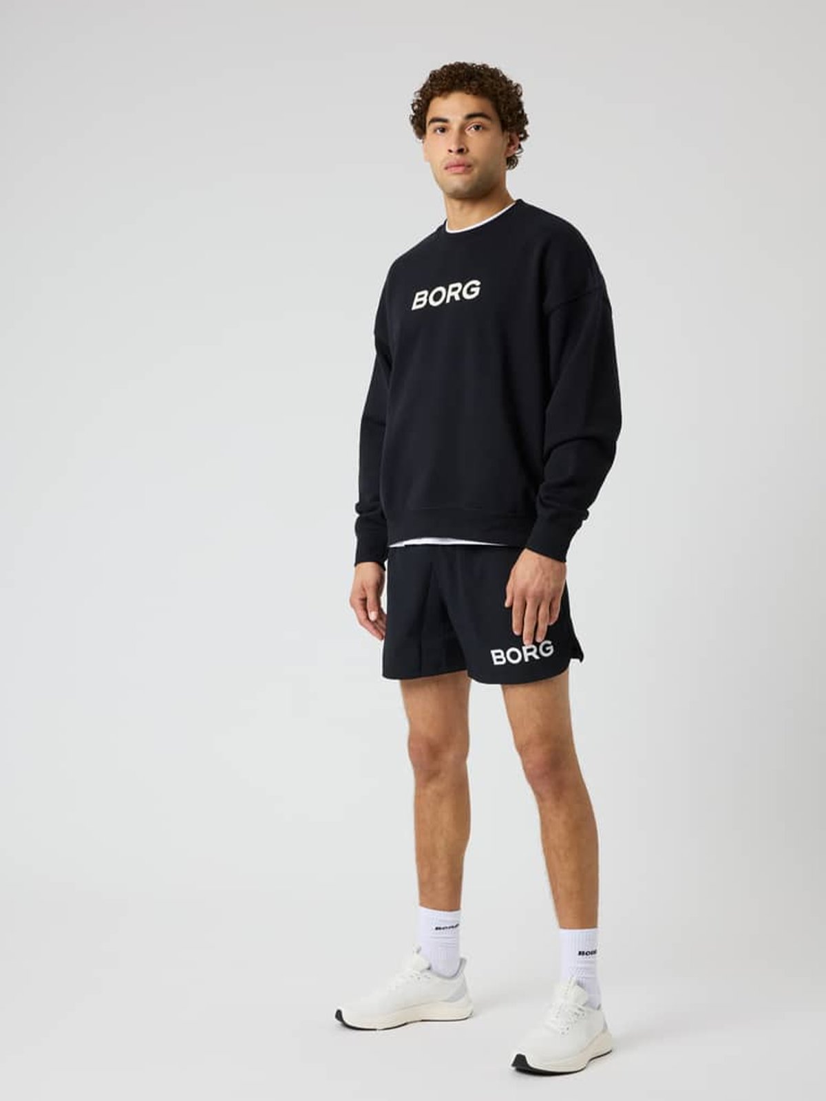 Björn Borg Borg Oversized Sweatshirt Black Beauty