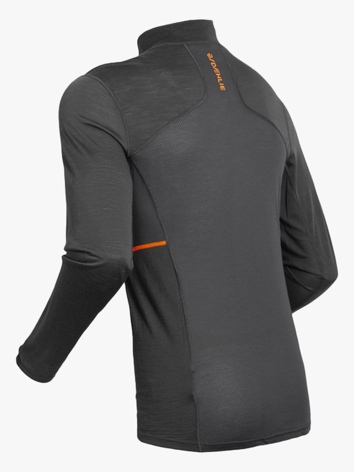 Dæhlie Performance Wool Half-Zip Obsidian