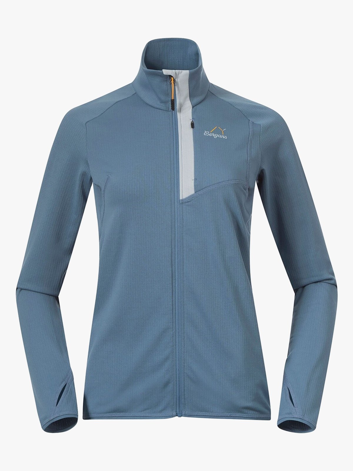 Bergans Y LightLine Essence Midlayer Jacket Women Elemental Blue / Pearl Grey