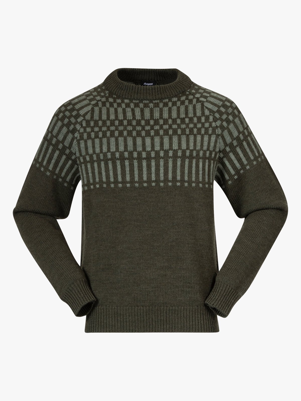 Bergans Nordmarka Merino Jumper Men Dark Green Mud