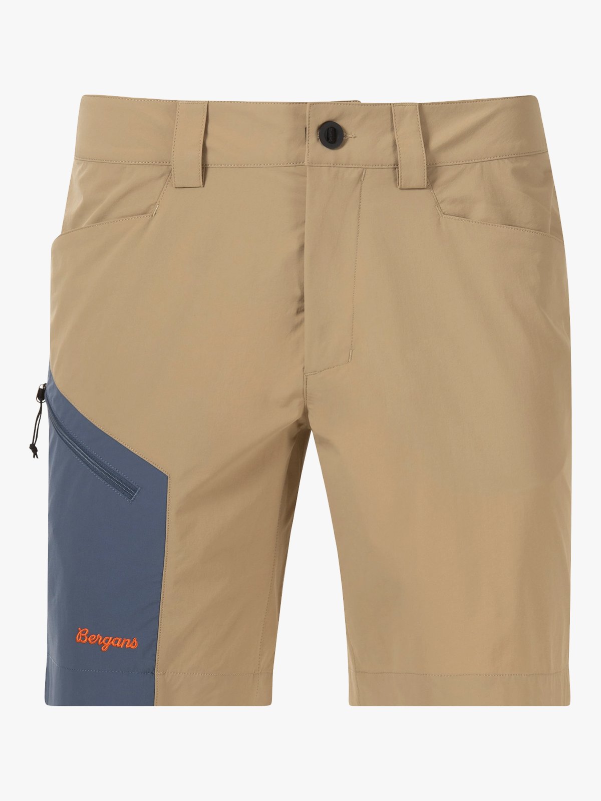 Bergans Vaagaa Light Softshell Shorts Men Warm Sand / Granite Blue