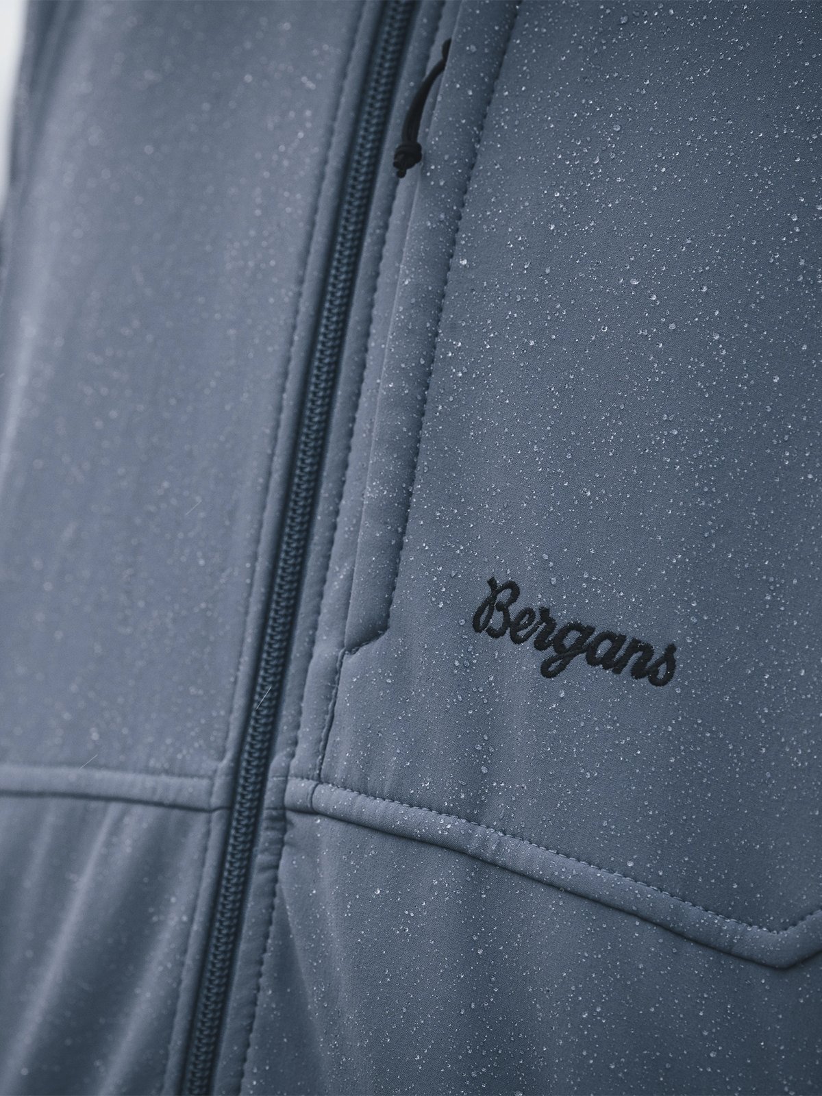 Bergans Vaagaa Softshell Jacket Hood Men Granite Blue
