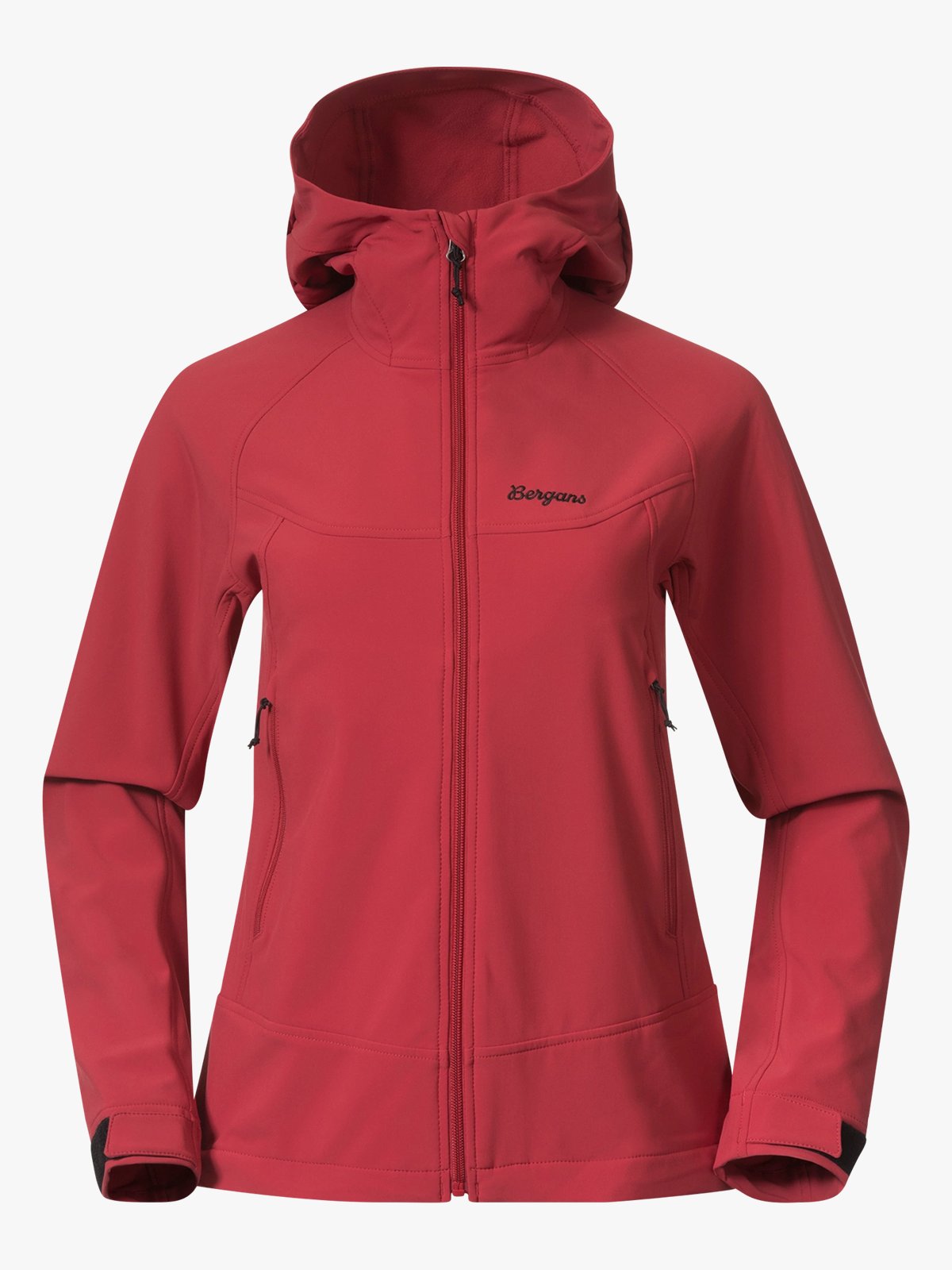 Bergans Vaagaa Softshell Jacket Hood Women Crimson Red